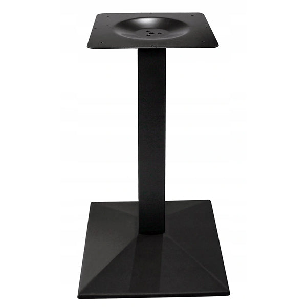 Czarna Premium żeliwna podstawa stolika bistro, 720 x 500 mm