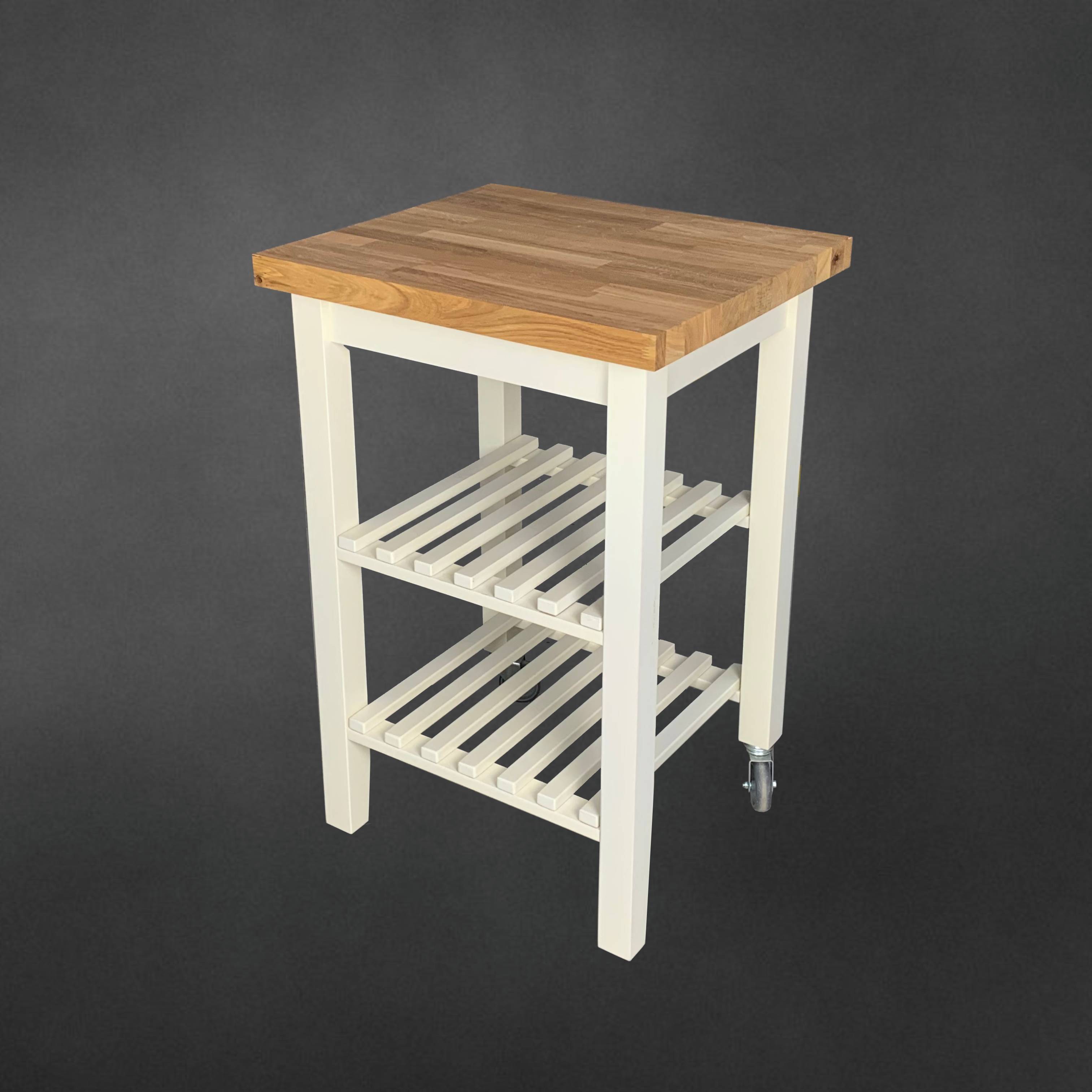 Barek kuchenny, buk, 58x50 cm, wysokość 85 cm