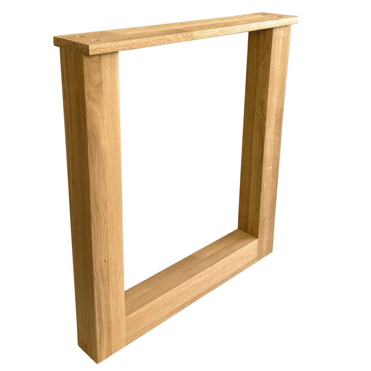 Nogi do stołu dębowe PROSTOKĄT – 720×650 mm 80×80 mm