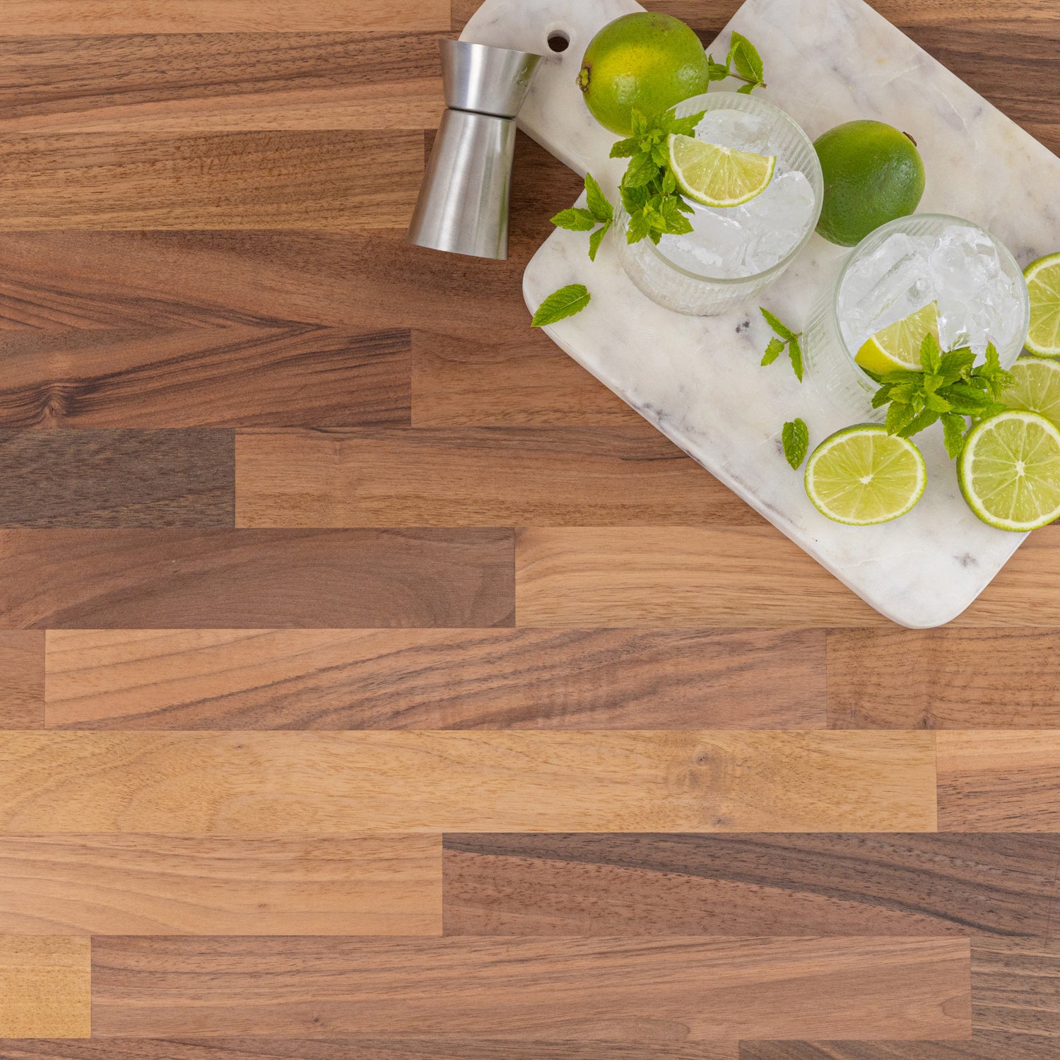 Blat kuchenny drewniany Orzech Europejski - góra