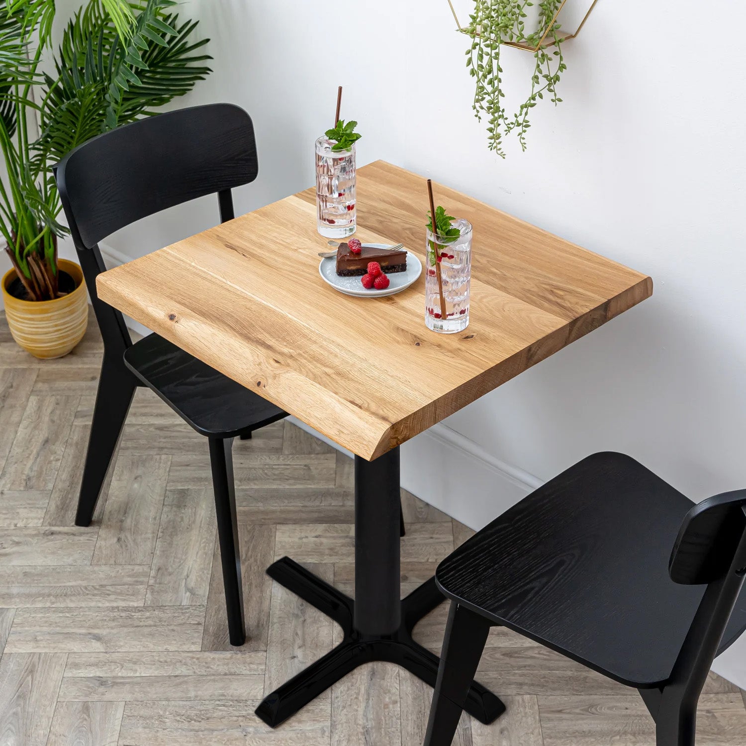 Stolik Bistro Dąb Natura - Naturalna krawędź