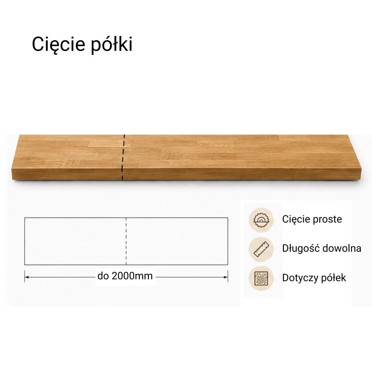 Cięcie półki