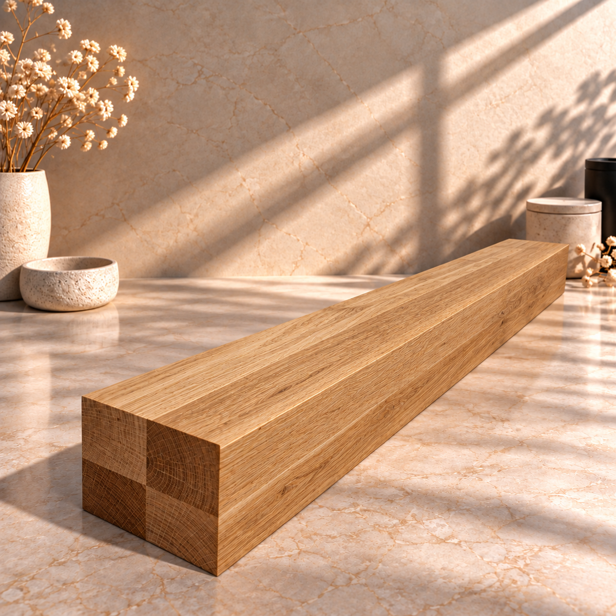 Nogi stołowe dębowe – 870×80×80 mm 1 szt.