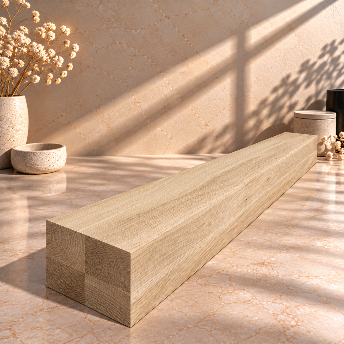 Nogi stołowe dębowe – 870×80×80 mm 1 szt.