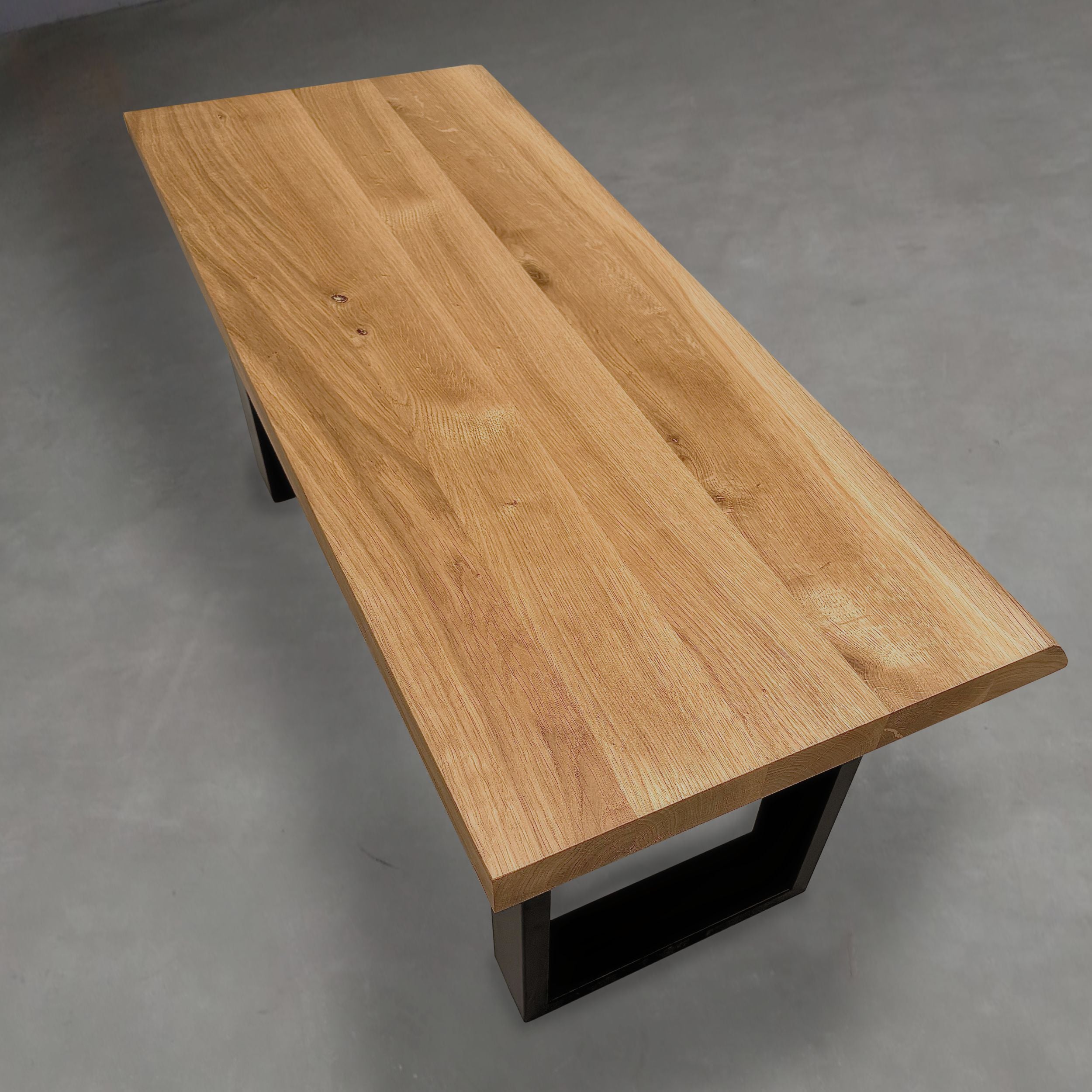 Blat drewniany Dąb Natura lity lamela 80-90mm - stól