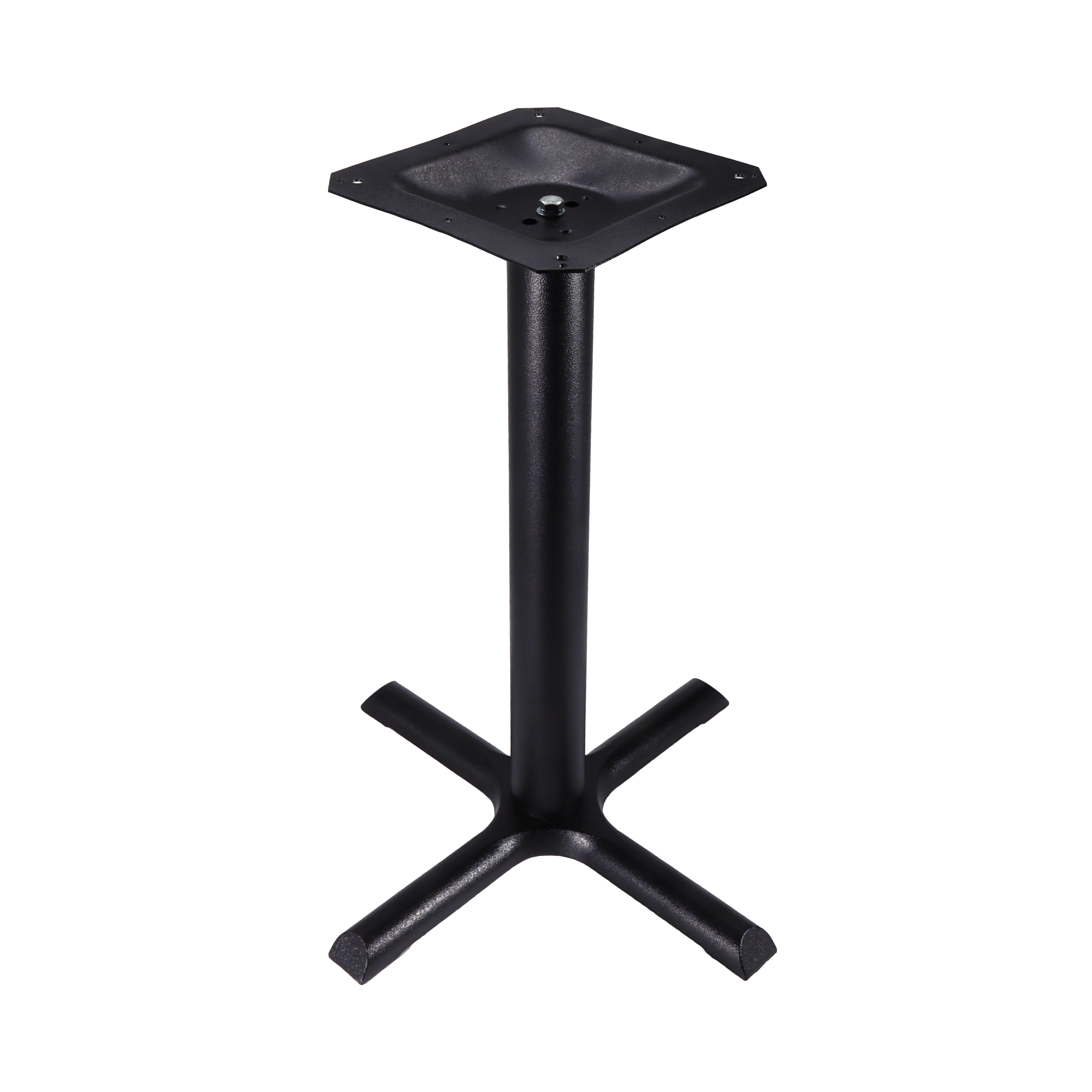 Czarna zeliwna podstawa stolika bistro z 4 nogami 720x430mm