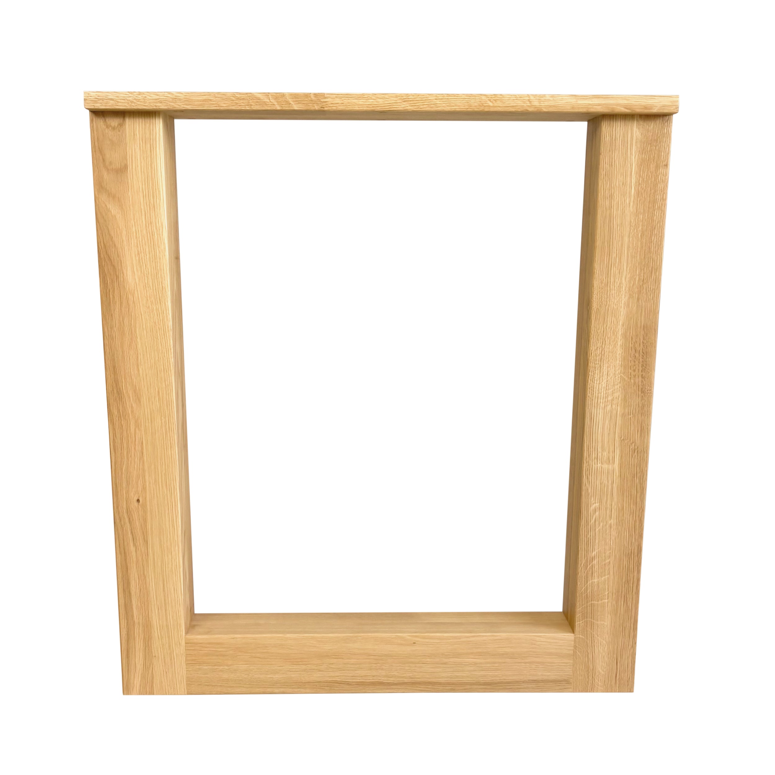 Nogi do stołu dębowe PROSTOKĄT – 720×650 mm 80×80 mm