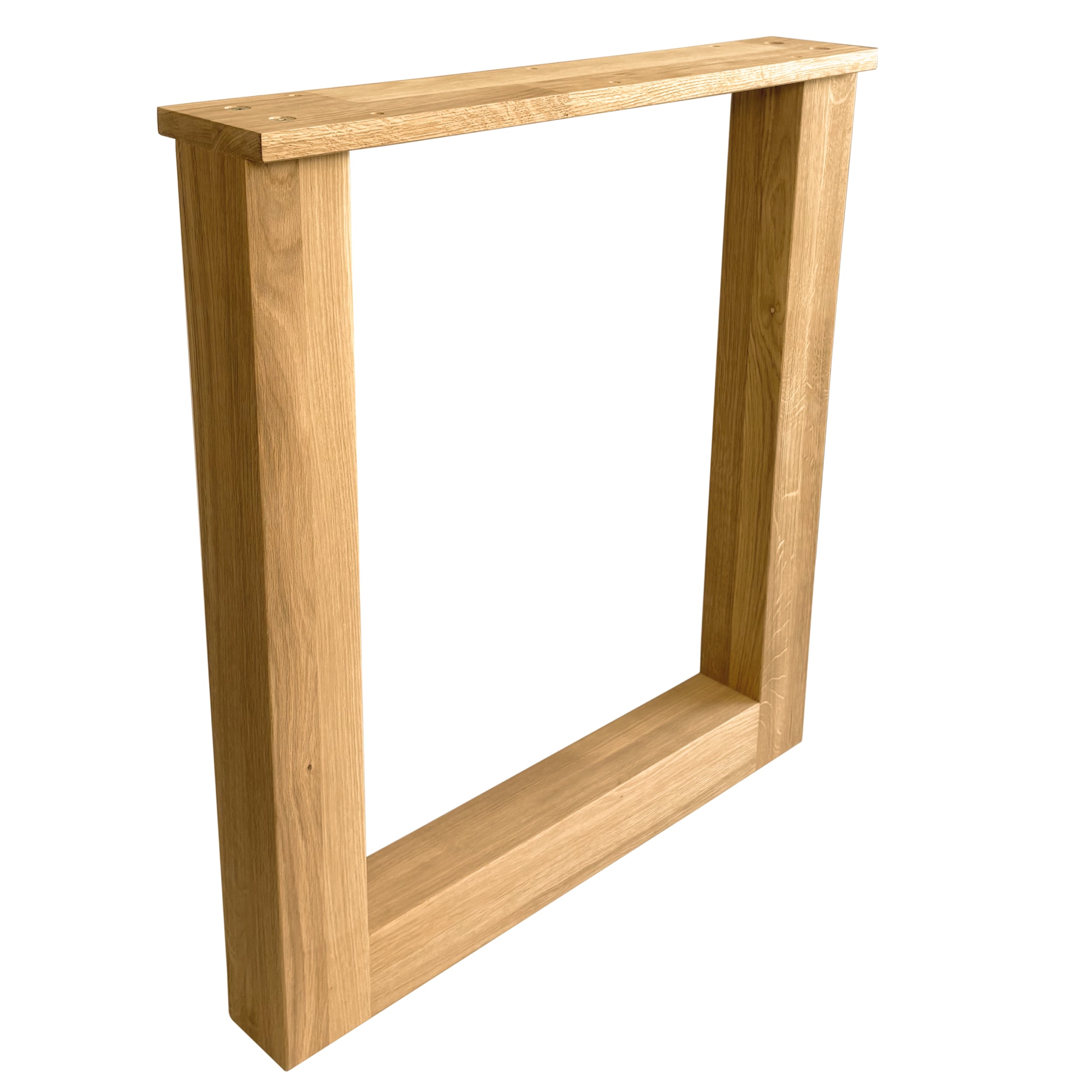 Nogi do stołu dębowe PROSTOKĄT – 720×650 mm 80×80 mm
