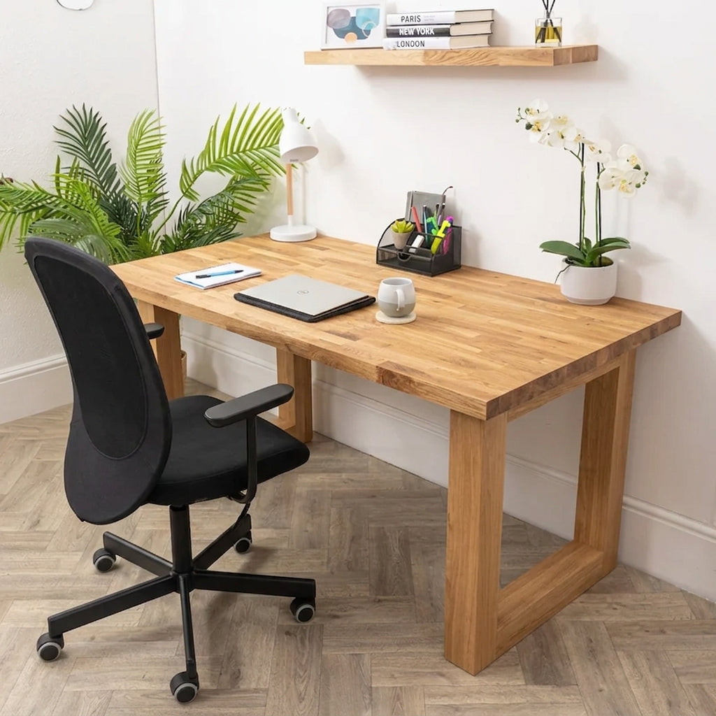 Nogi do stołu dębowe PROSTOKĄT – 720×650 mm 80×80 mm 2 szt.