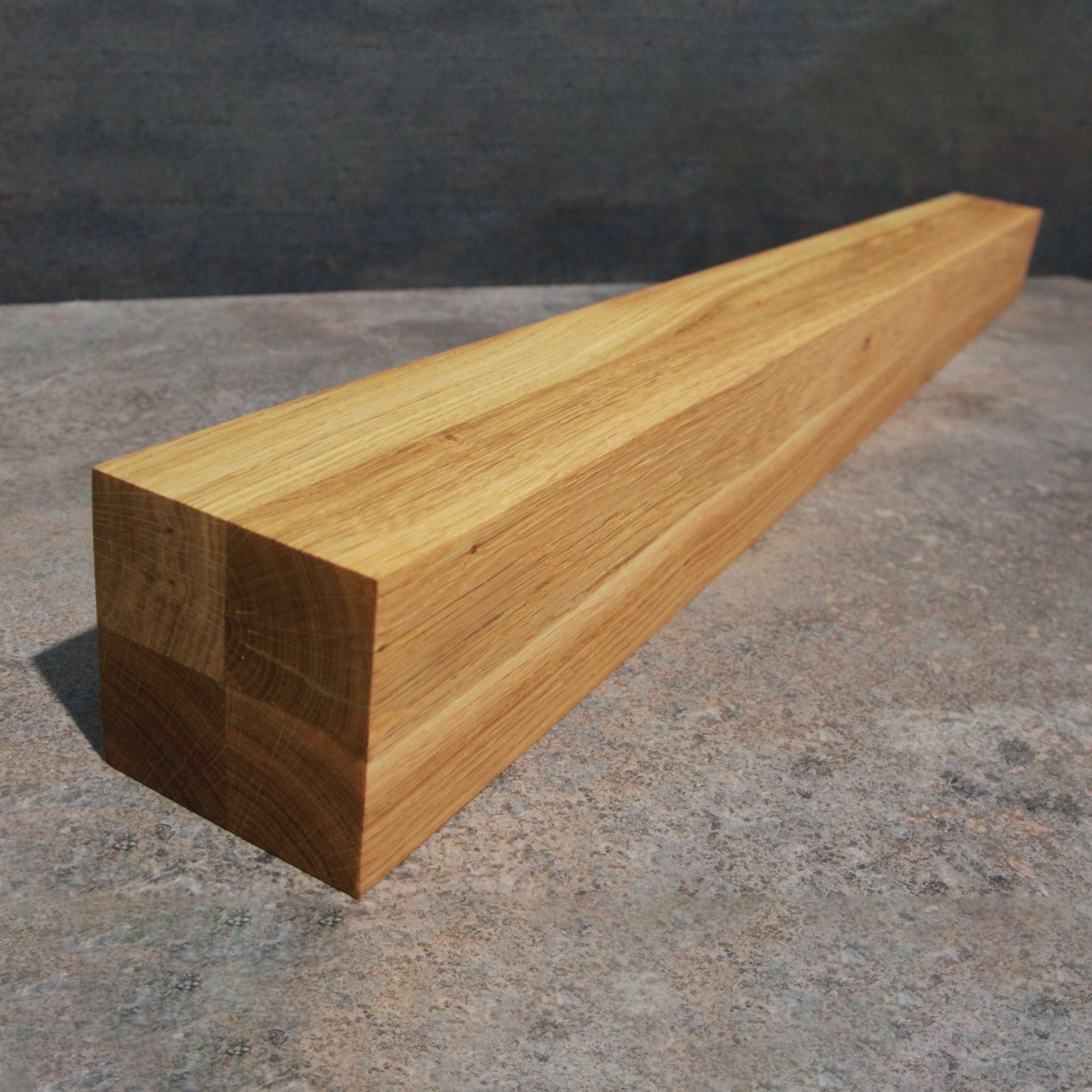 Nogi stołowe Dębowe 870x80x80mm Lakier