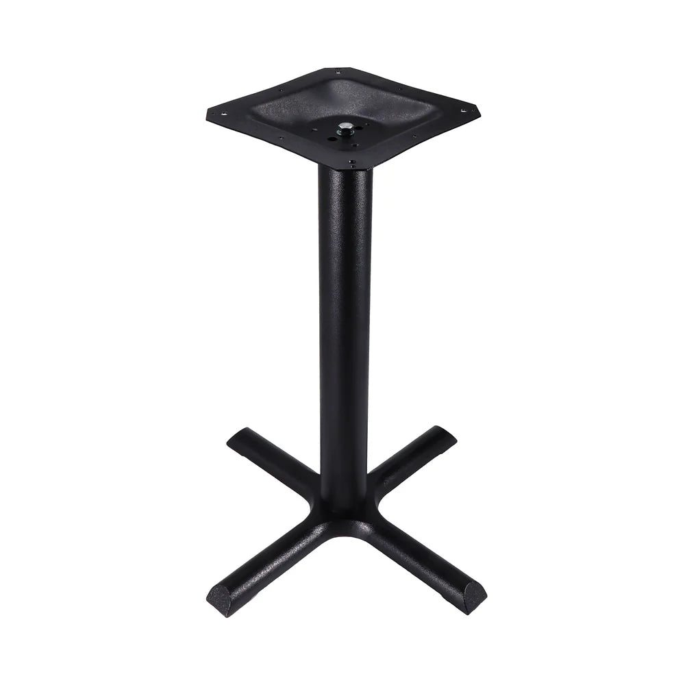 Czarna żeliwna podstawa stolika bistro z 4 nogami, 720 x 560 mm